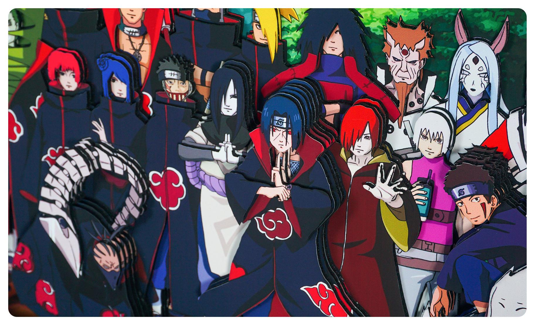 Naruto (New Group Photo) 3D Decorative Painting - Animehouse