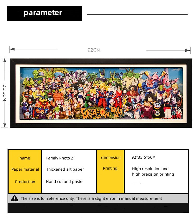 Dragon Ball Z 3D home decoration painting - Animehouse