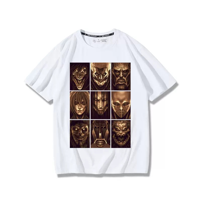 Attack on Titan T-shirt Men's Two-dimensional Anime Short Sleeve - Animehouse