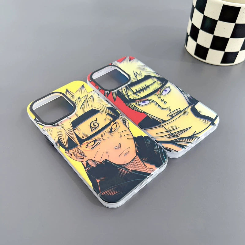 Naruto/Naruto/Kakashi/Payne Apple laser frosted mobile phone case - Animehouse