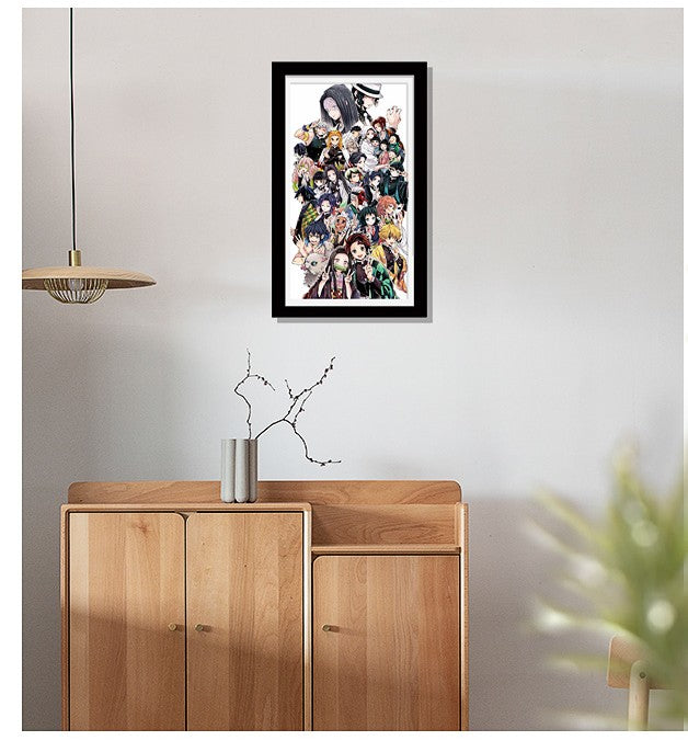 Demon Slayer hand-painted 3D  decoration painting - Animehouse