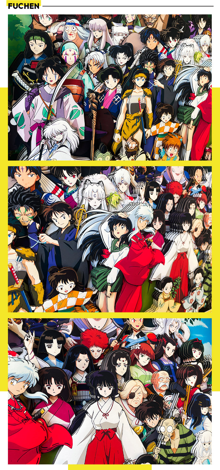 Inuyasha <full character> 3D hand-painted(Free Shipping Worldwide) - Animehouse