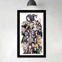 Demon Slayer hand-painted 3D  decoration painting - Animehouse