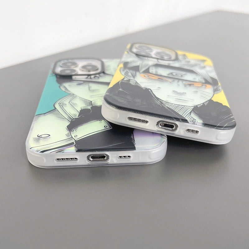 Naruto/Naruto/Kakashi/Payne Apple laser frosted mobile phone case - Animehouse
