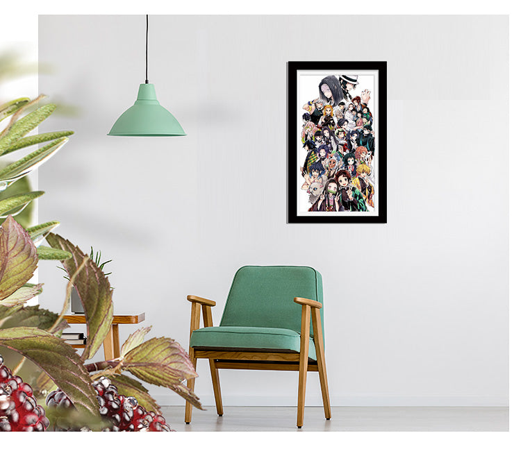 Demon Slayer hand-painted 3D  decoration painting - Animehouse