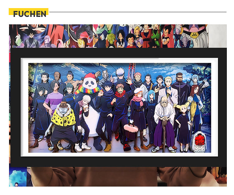 Jujutsu Kaisen 3D Decorative Painting - Animehouse