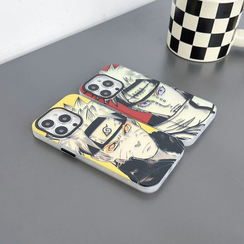 Naruto/Naruto/Kakashi/Payne Apple laser frosted mobile phone case - Animehouse