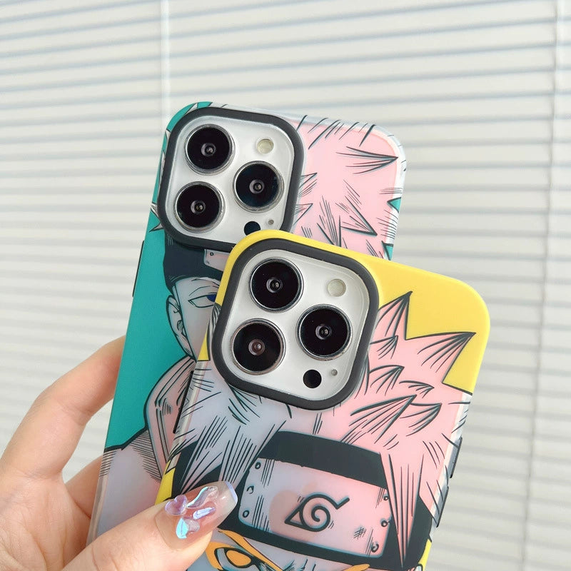 Naruto/Naruto/Kakashi/Payne Apple laser frosted mobile phone case - Animehouse