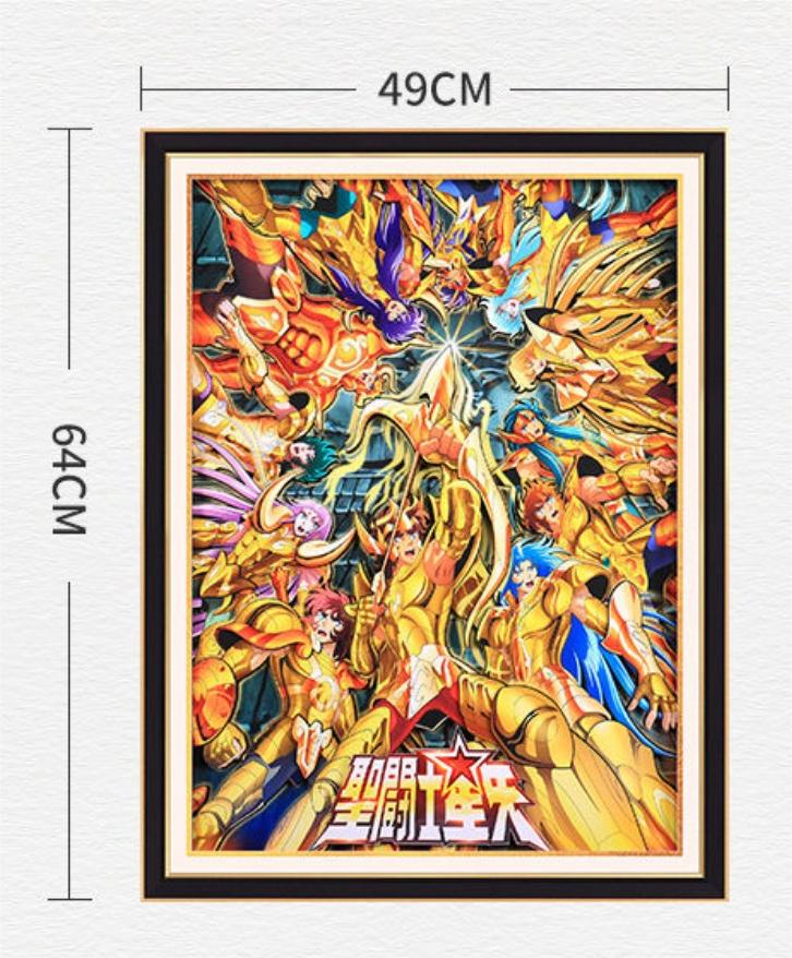 Saint Seiya 3D decorative painting - Animehouse