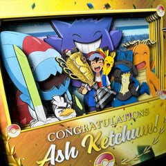 Pokémon (Xiaozhi trophy photo) 3D decorative painting - Animehouse