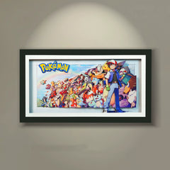 Pokémon family portrait 3D decorative painting - Animehouse