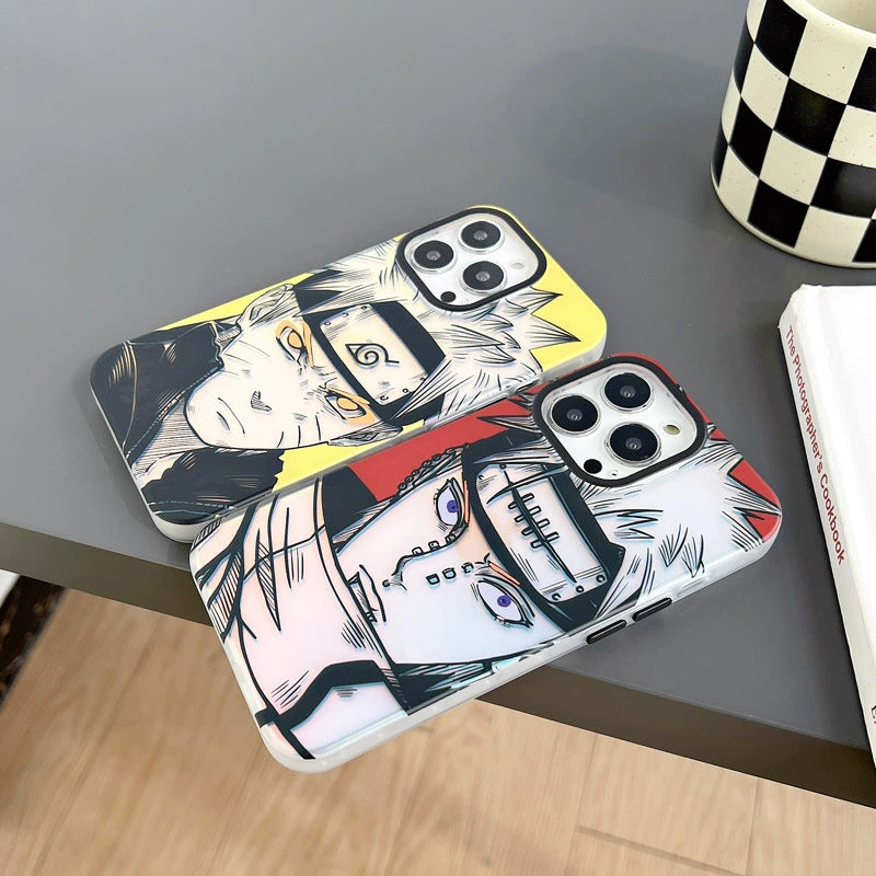 Naruto/Naruto/Kakashi/Payne Apple laser frosted mobile phone case - Animehouse