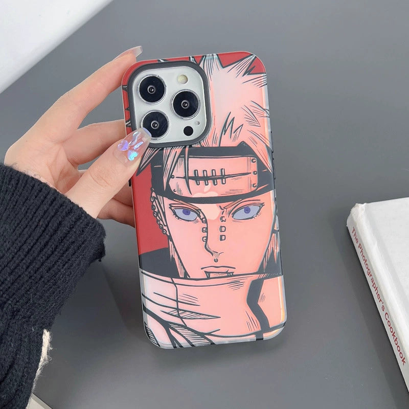 Naruto/Naruto/Kakashi/Payne Apple laser frosted mobile phone case - Animehouse