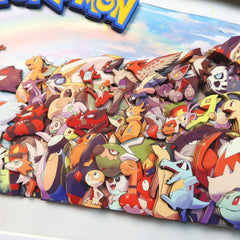 Pokémon family portrait 3D decorative painting - Animehouse