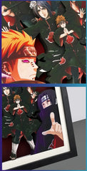 Naruto (Akatsuki) hand-painted 3D home decorative painting - Animehouse
