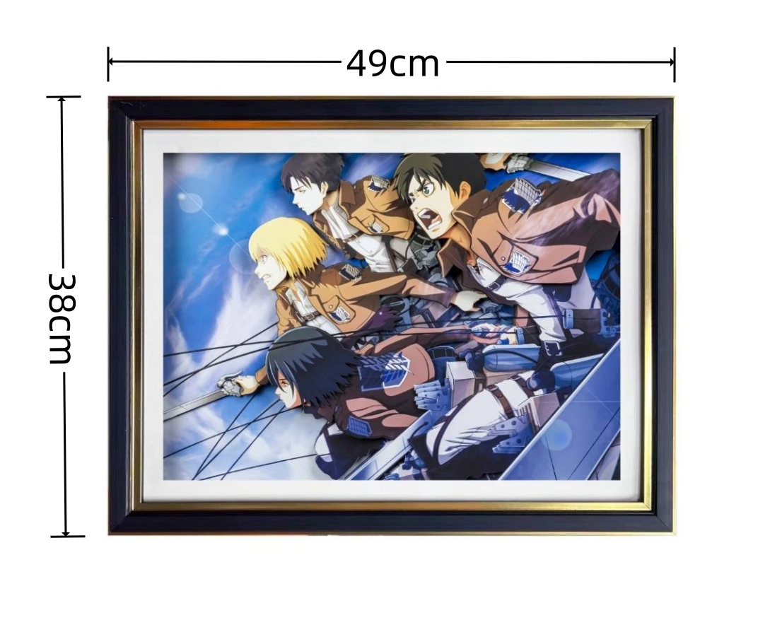 Attack on Titan (Battle Team) 3D Decorative Painting - Animehouse