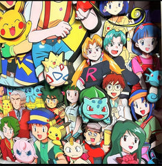 Pokémon (group photo) 3D decorative painting - Animehouse