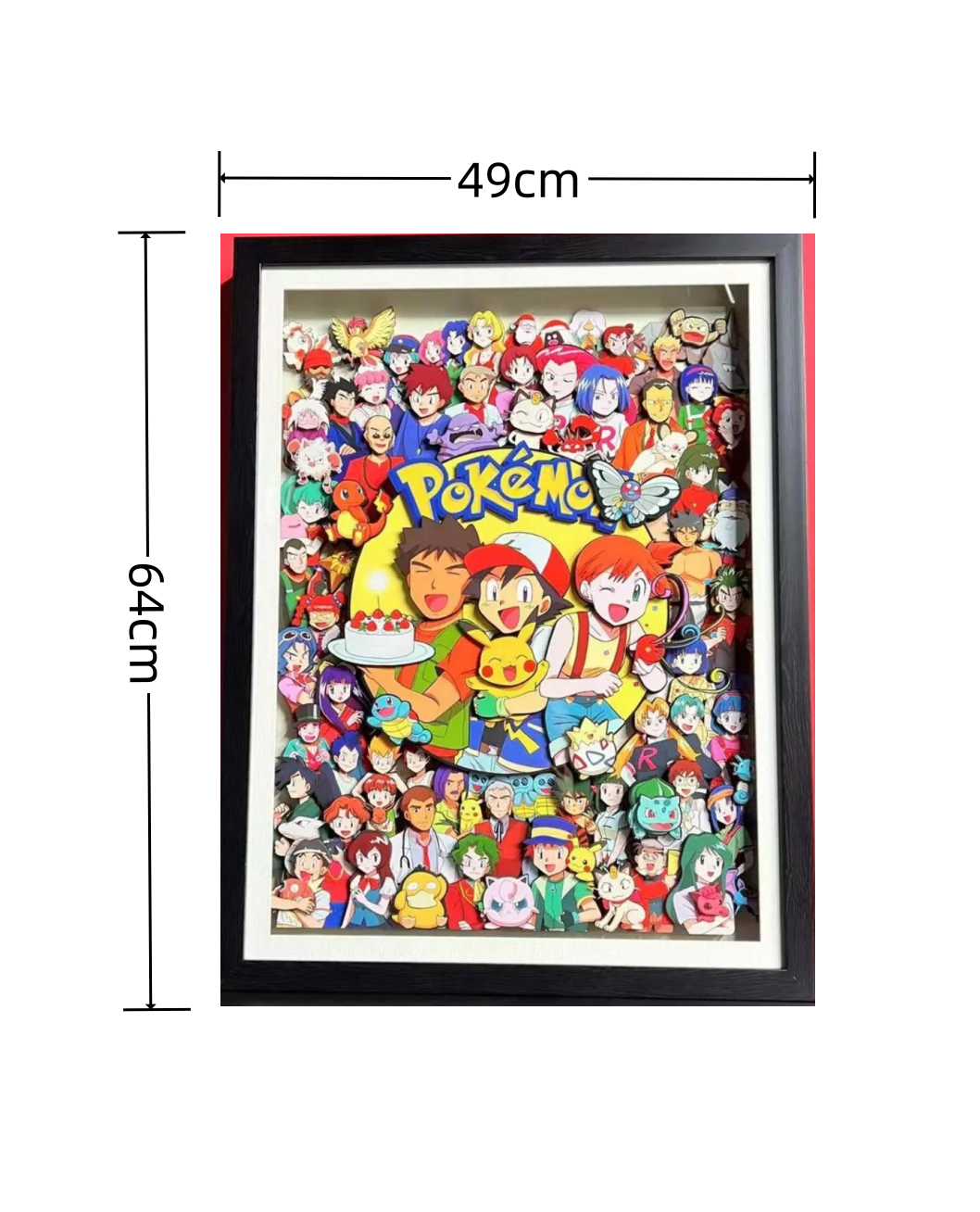 Pokémon (group photo) 3D decorative painting - Animehouse