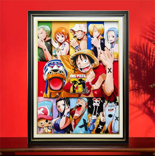 One Piece 25th Anniversary Edition 3D Decorative Painting