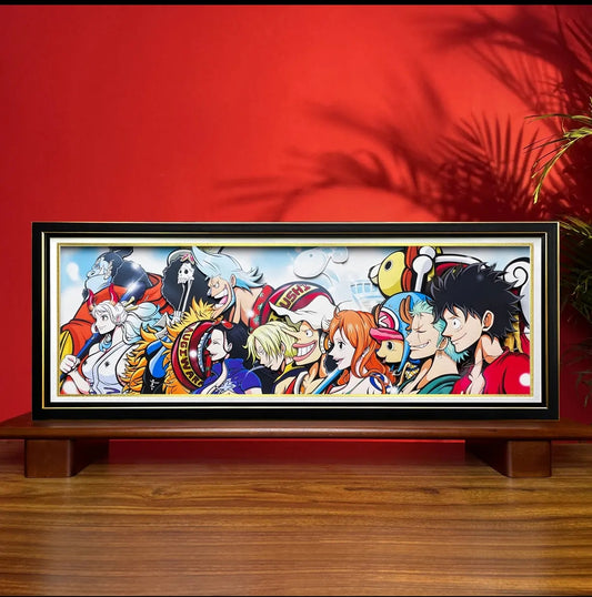 One Piece <11 Straw Hats> 3D hand-painted