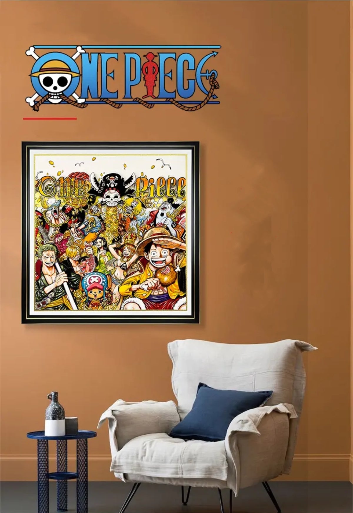 One Piece <produced by a signed artist> 3D painting (free shipping worldwide) - Animehouse