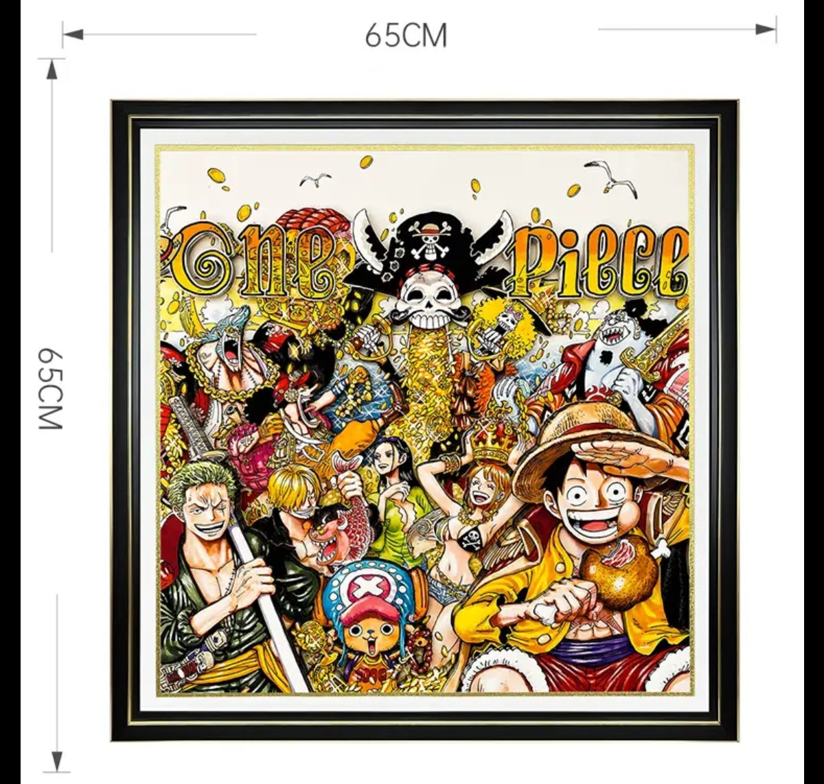 One Piece <produced by a signed artist> 3D painting (free shipping worldwide) - Animehouse