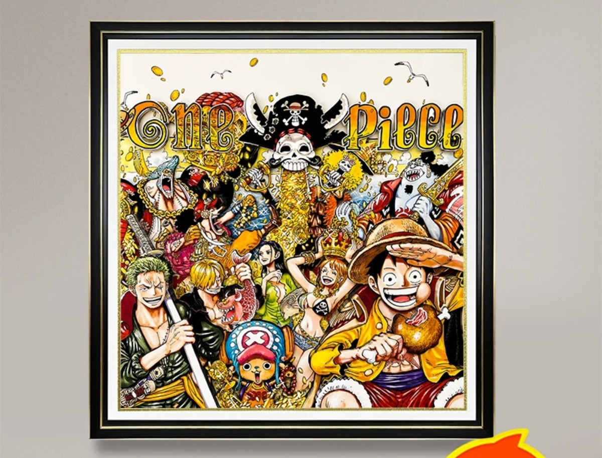 One Piece <produced by a signed artist> 3D painting (free shipping worldwide) - Animehouse