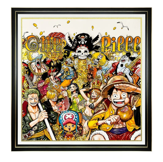One Piece <produced by a signed artist> 3D painting (free shipping worldwide)