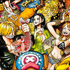 One Piece <produced by a signed artist> 3D painting (free shipping worldwide) - Animehouse