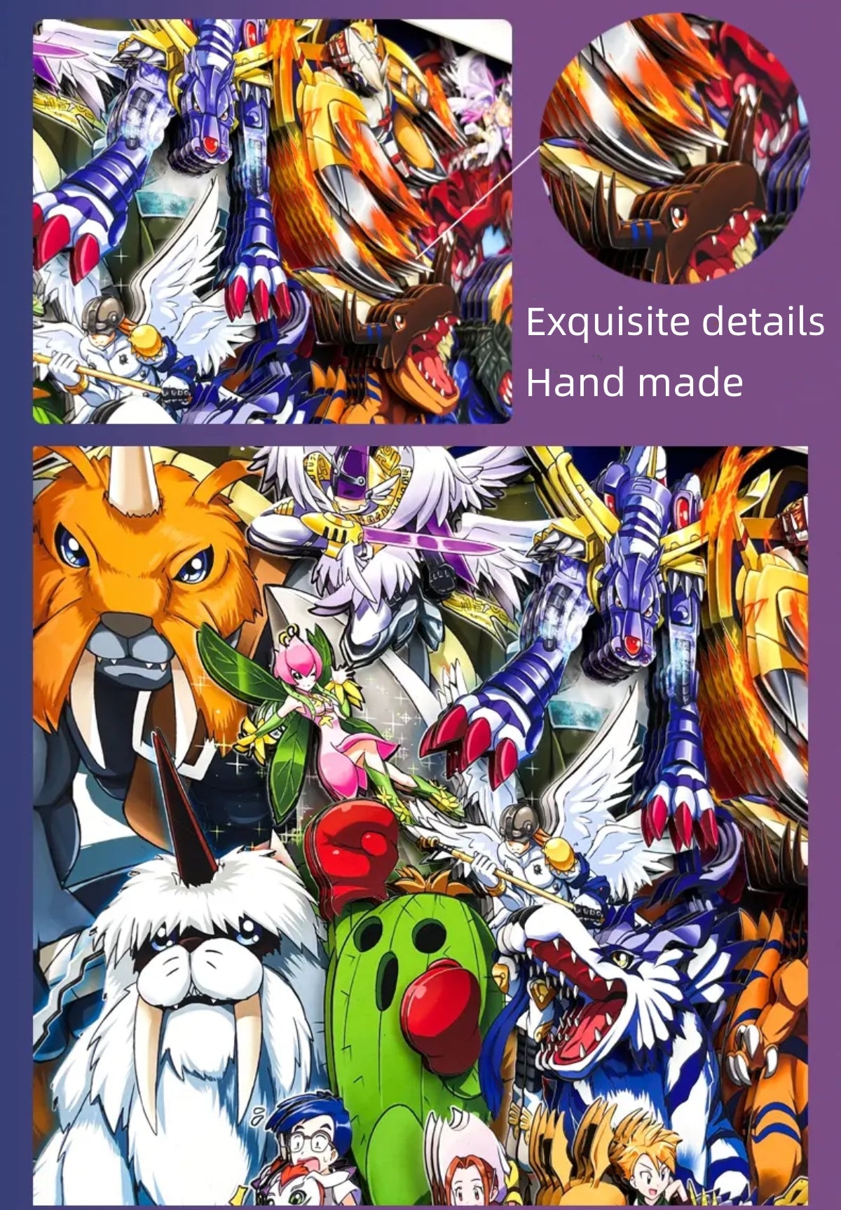 Digimon <The Chosen Children> 3D hand-painted - Animehouse