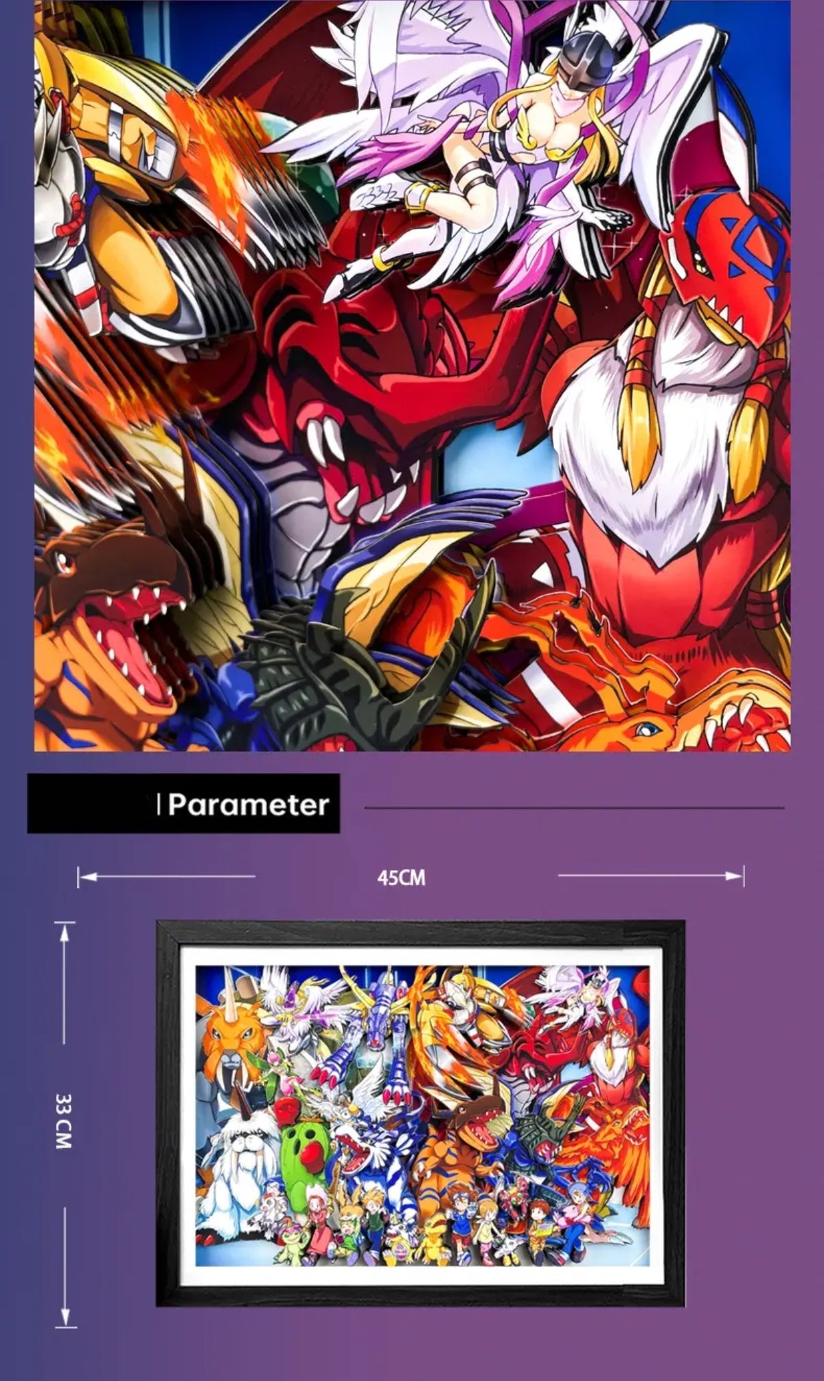 Digimon <The Chosen Children> 3D hand-painted - Animehouse