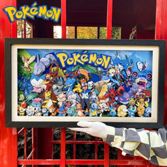 Pokémon <group photo> 3D hand painting - Animehouse