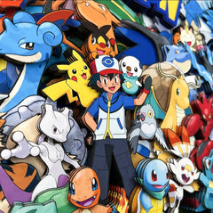 Pokémon <group photo> 3D hand painting - Animehouse