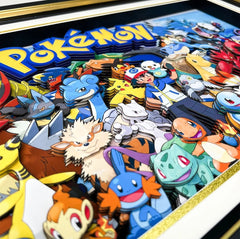 Pokémon <group photo> 3D hand painting - Animehouse