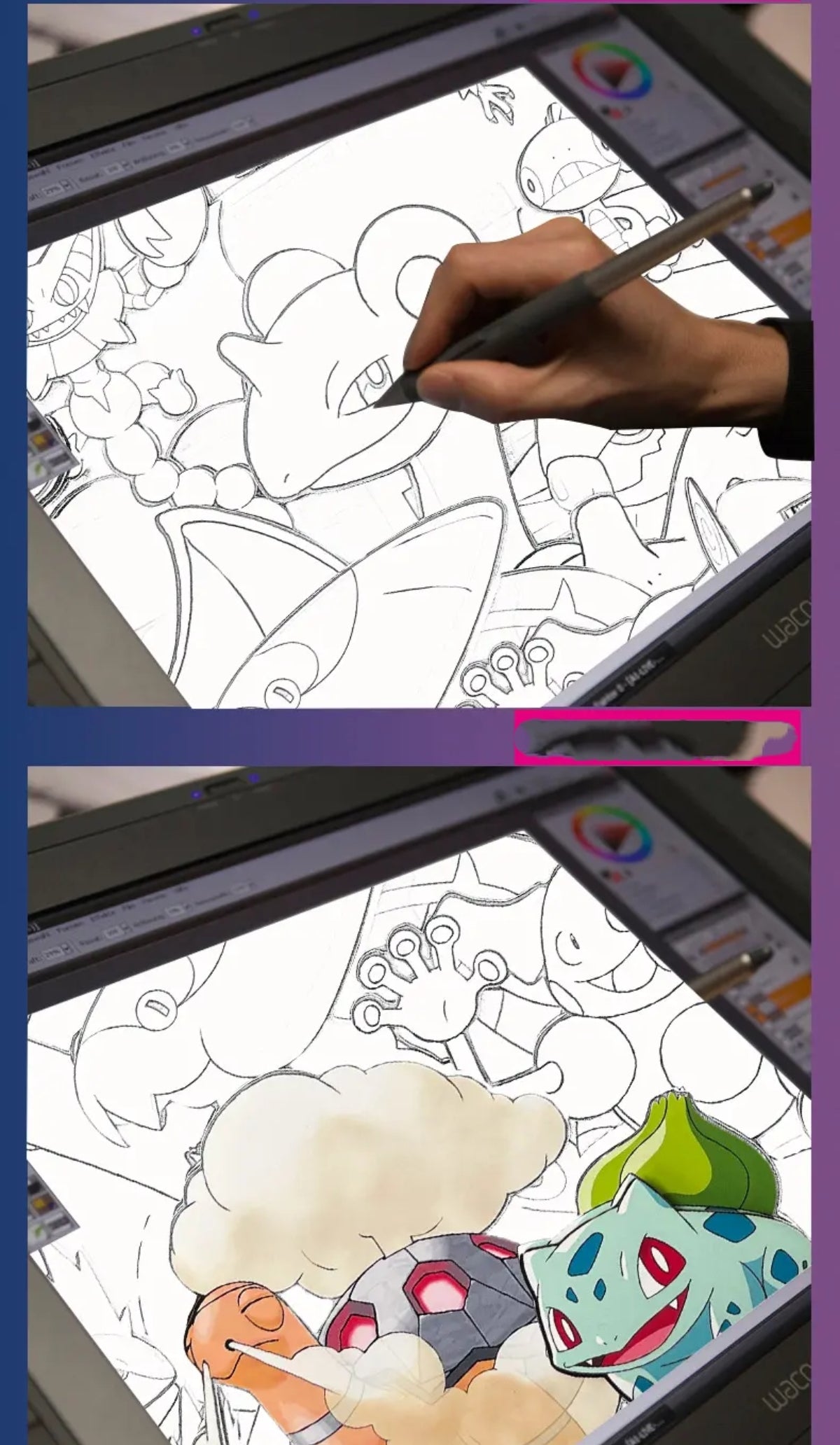 Pokémon <Collection> 3D handmade decoration painting - Animehouse