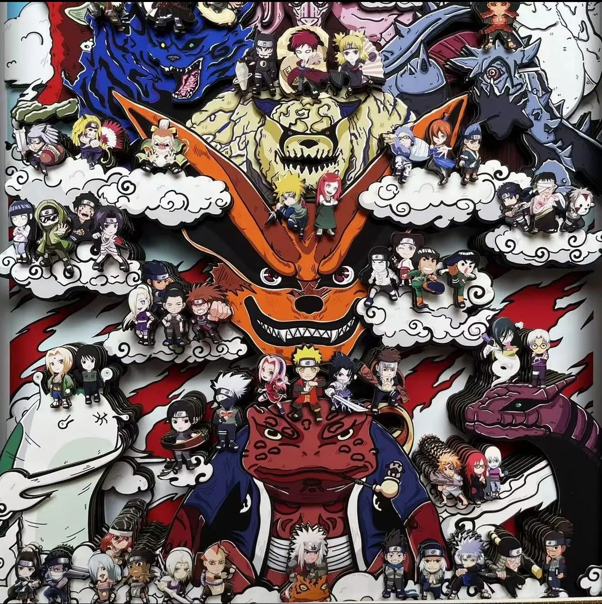 Naruto <The Third Ninja War Collection> 3D hand painting - Animehouse